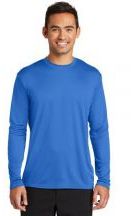 Port & Company ® Adult Unisex 3.8-ounce 100% Polyester Long Sleeve Performance T-shirt